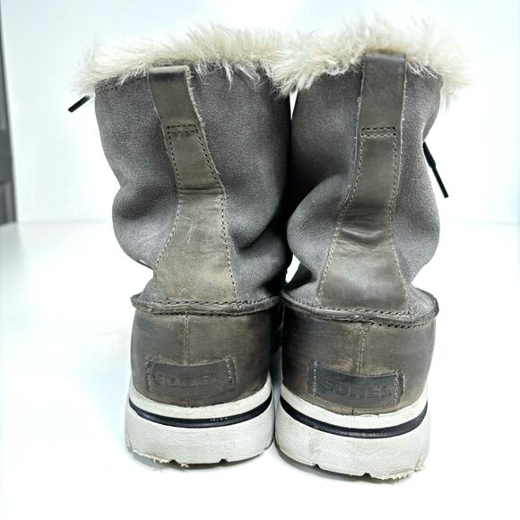 Sorel Explorer Cozy Joan Snow Winter Boot, Tall Sneaker Waterproof Faux Fur 10 - Picture 4 of 9